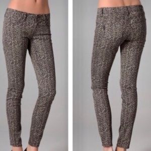 Paige Leopard Legging Jeans 27R